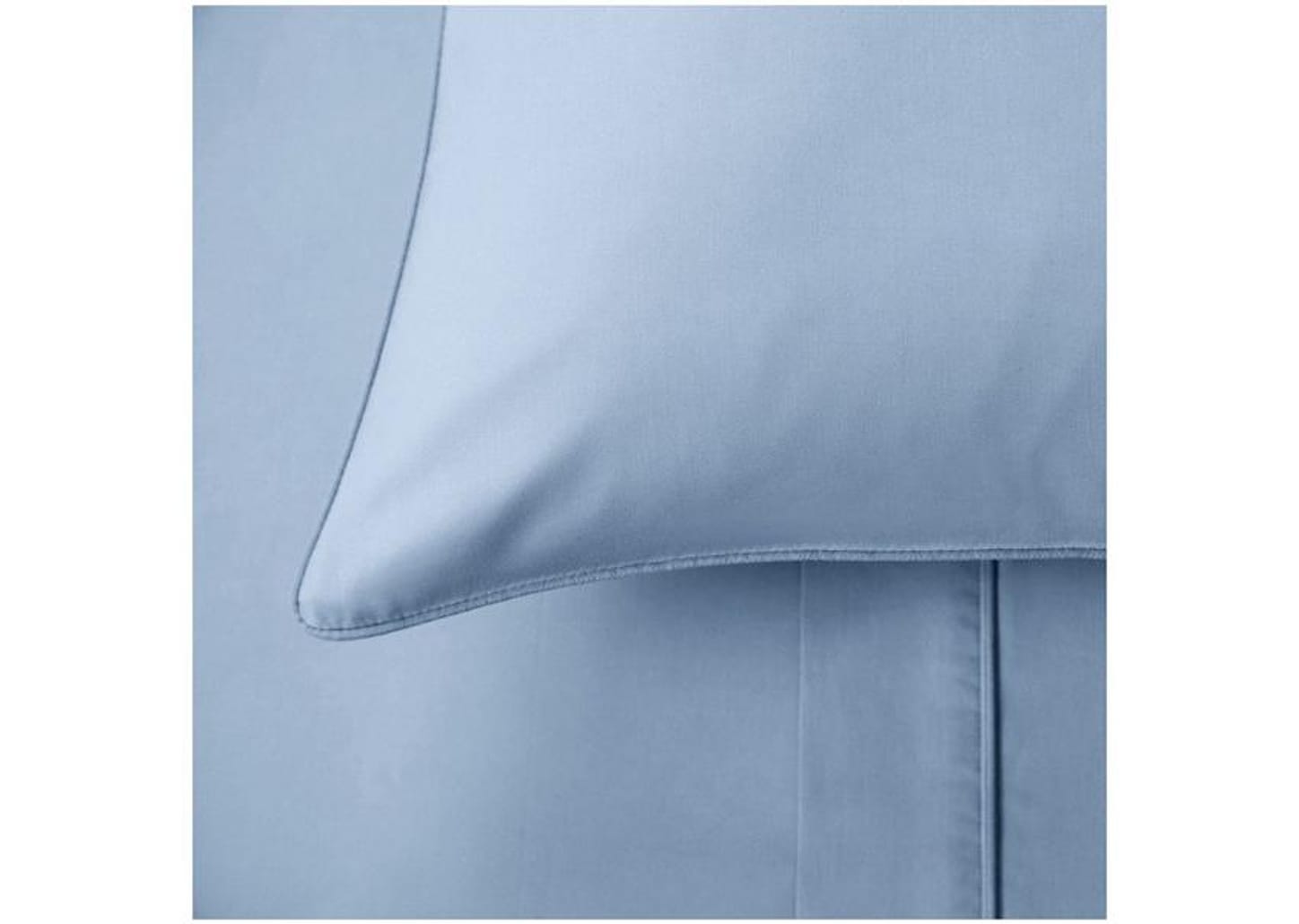 Jogo de Cama Solteiro 100% Algodão Buddemeyer 180 Fios Basic Percalle Azul 3 Peças