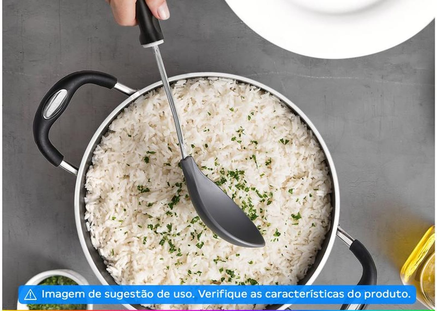 Conjunto de Utensílios Inox Tramontina Utilitá 10 Peças