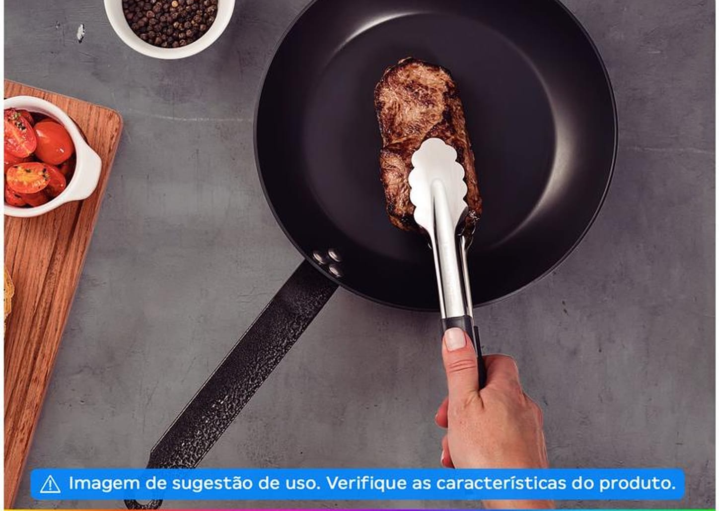 Conjunto de Utensílios Inox Tramontina Utilitá 10 Peças