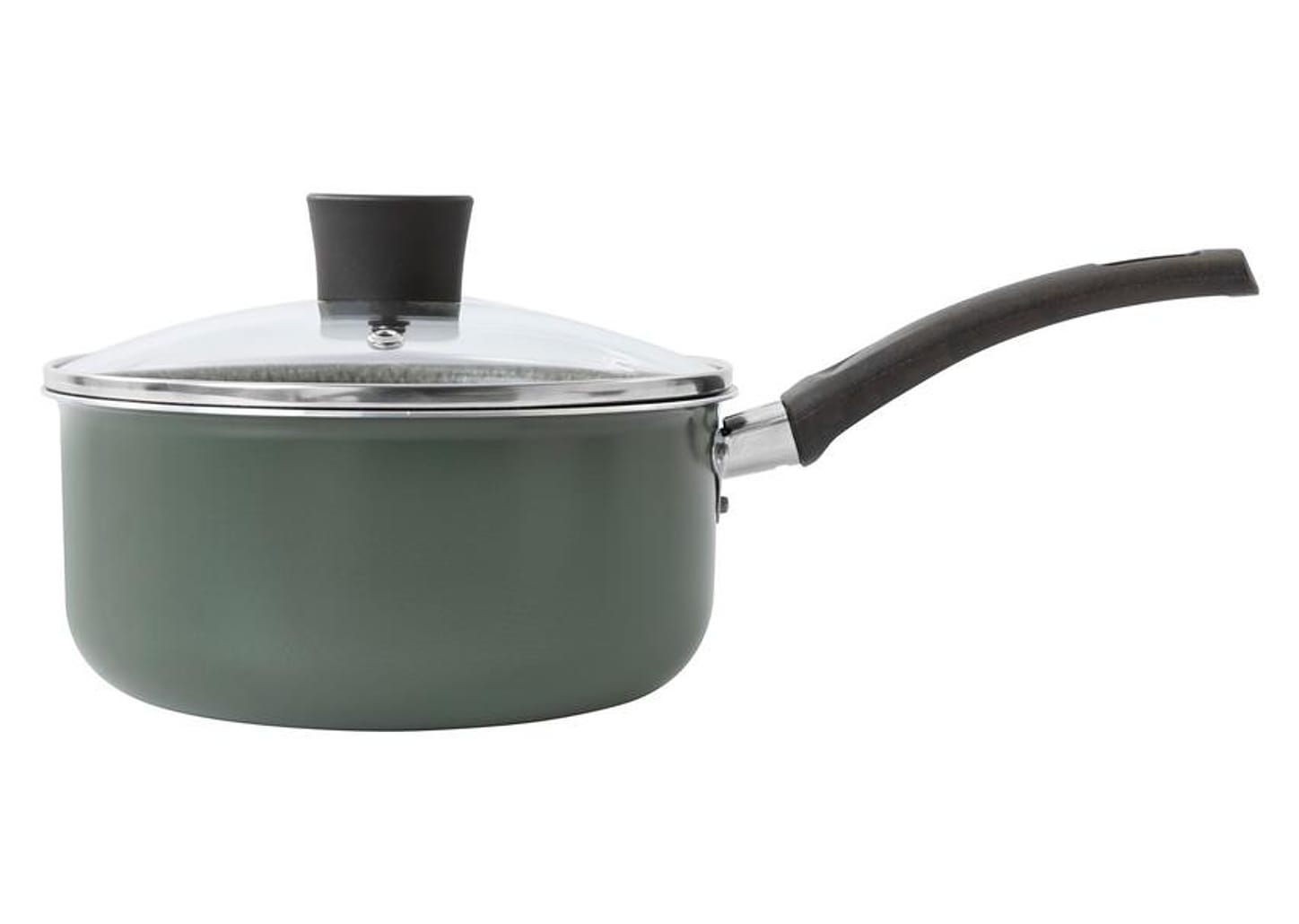 Panela Multiflon Antiaderente de Alumínio Verde 18cm 2L Ekó