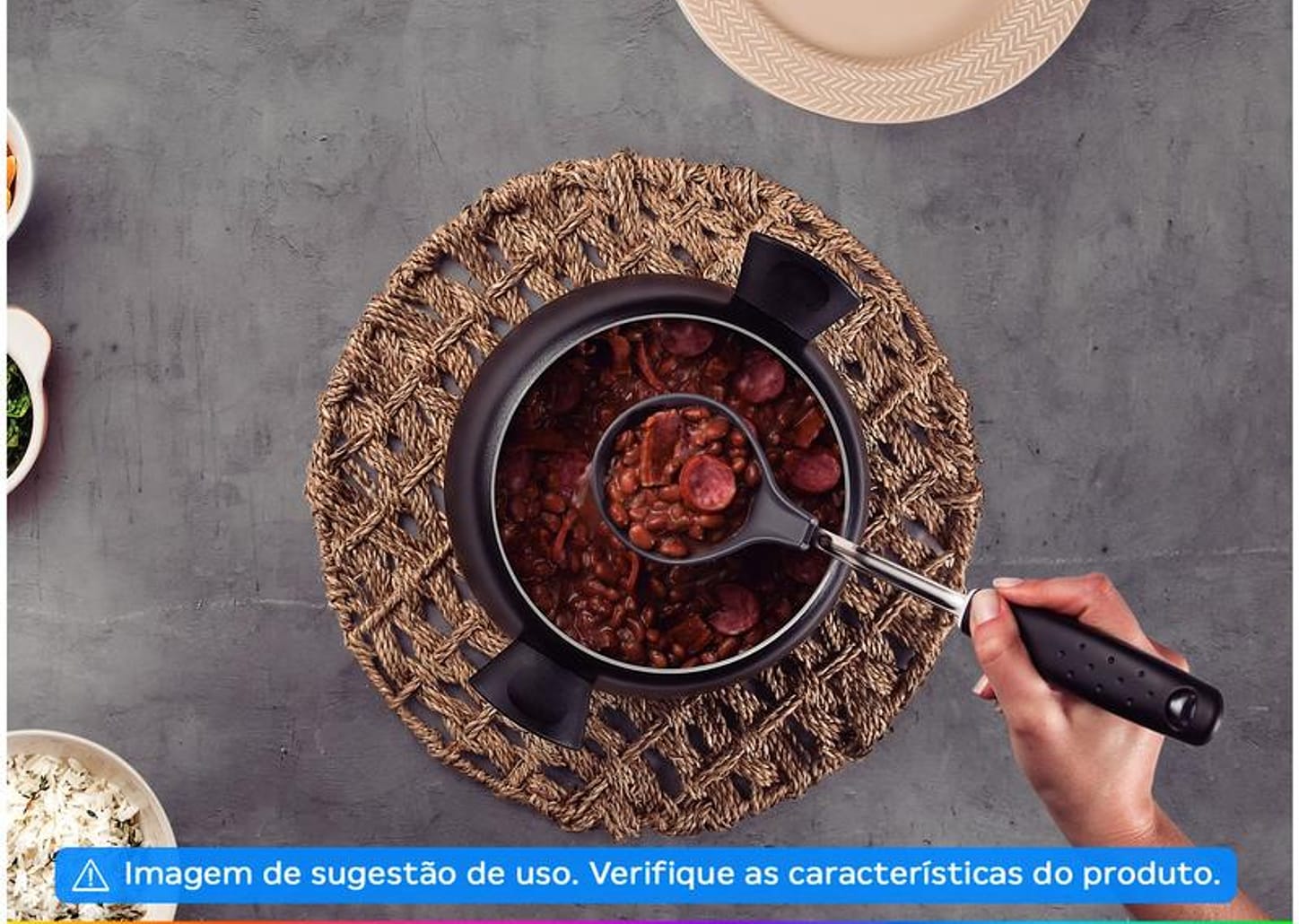 Conjunto de Utensílios Inox Tramontina Utilitá 10 Peças