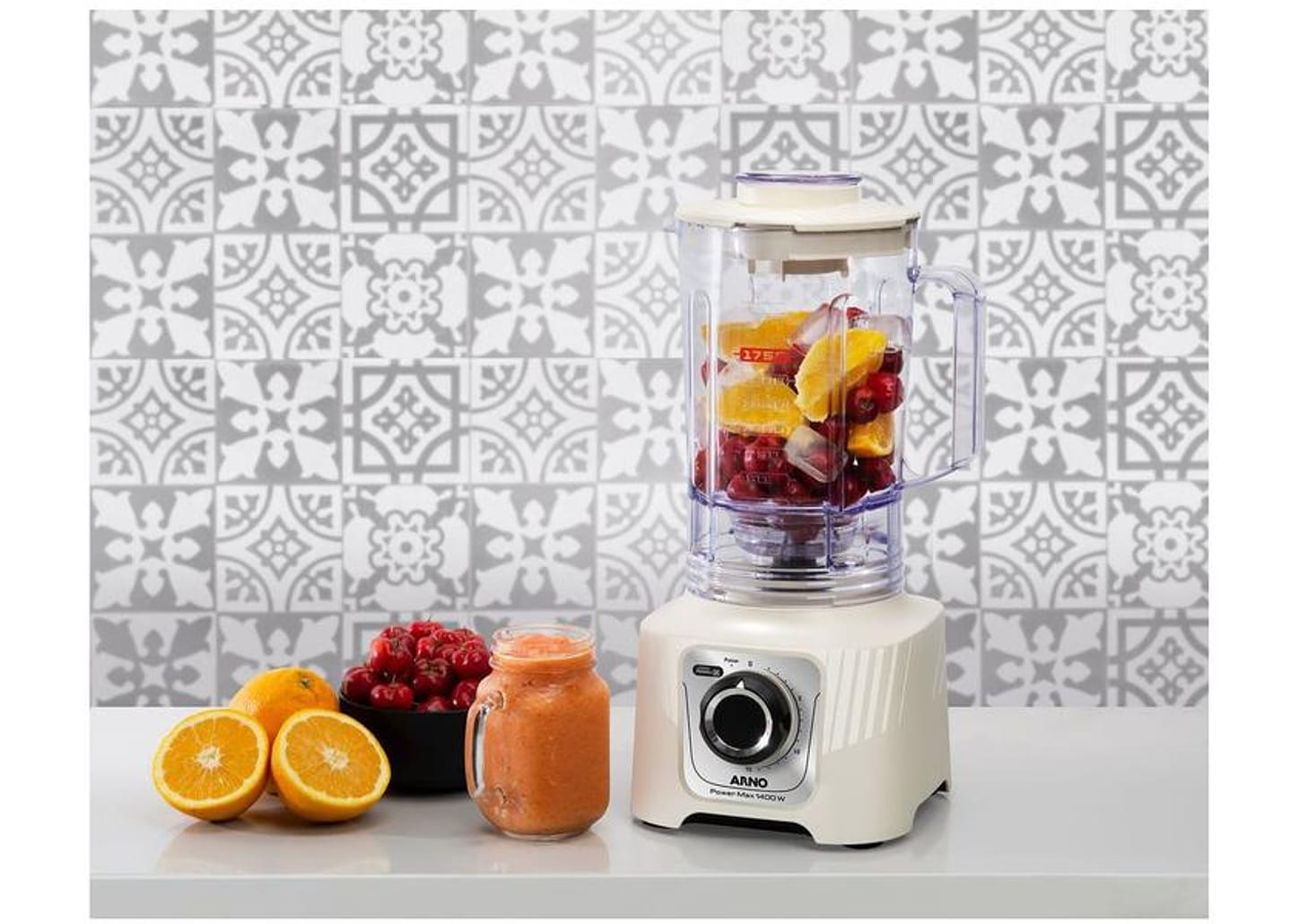 Liquidificador Arno Power Max LN64 15 Velocidades 1400W Marfim