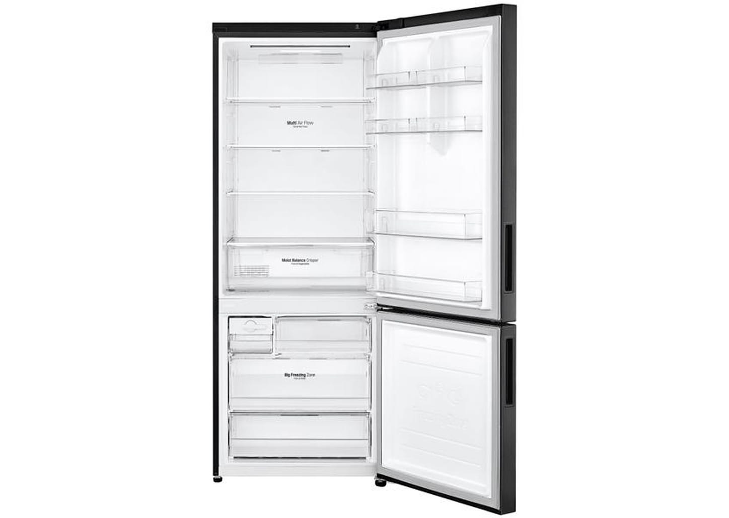 Geladeira/Refrigerador LG Frost Free Smart Preta 451L Inox Look GC-B569NQL2.AMCGSBS