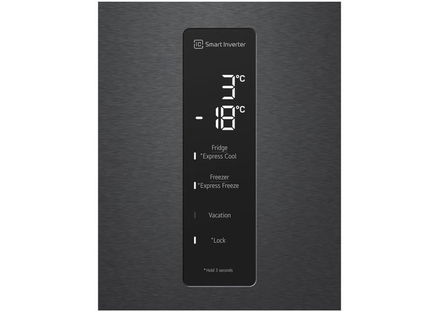 Geladeira/Refrigerador LG Frost Free Smart Preta 451L Inox Look GC-B569NQL2.AMCGSBS