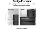 Geladeira/Refrigerador LG Frost Free Smart Preta 451L Inox Look GC-B569NQL2.AMCGSBS
