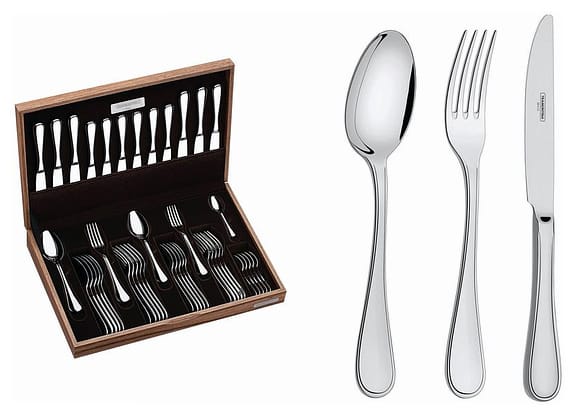 Faqueiro Tramontina Inox 42 Peças Firenze com Estojo