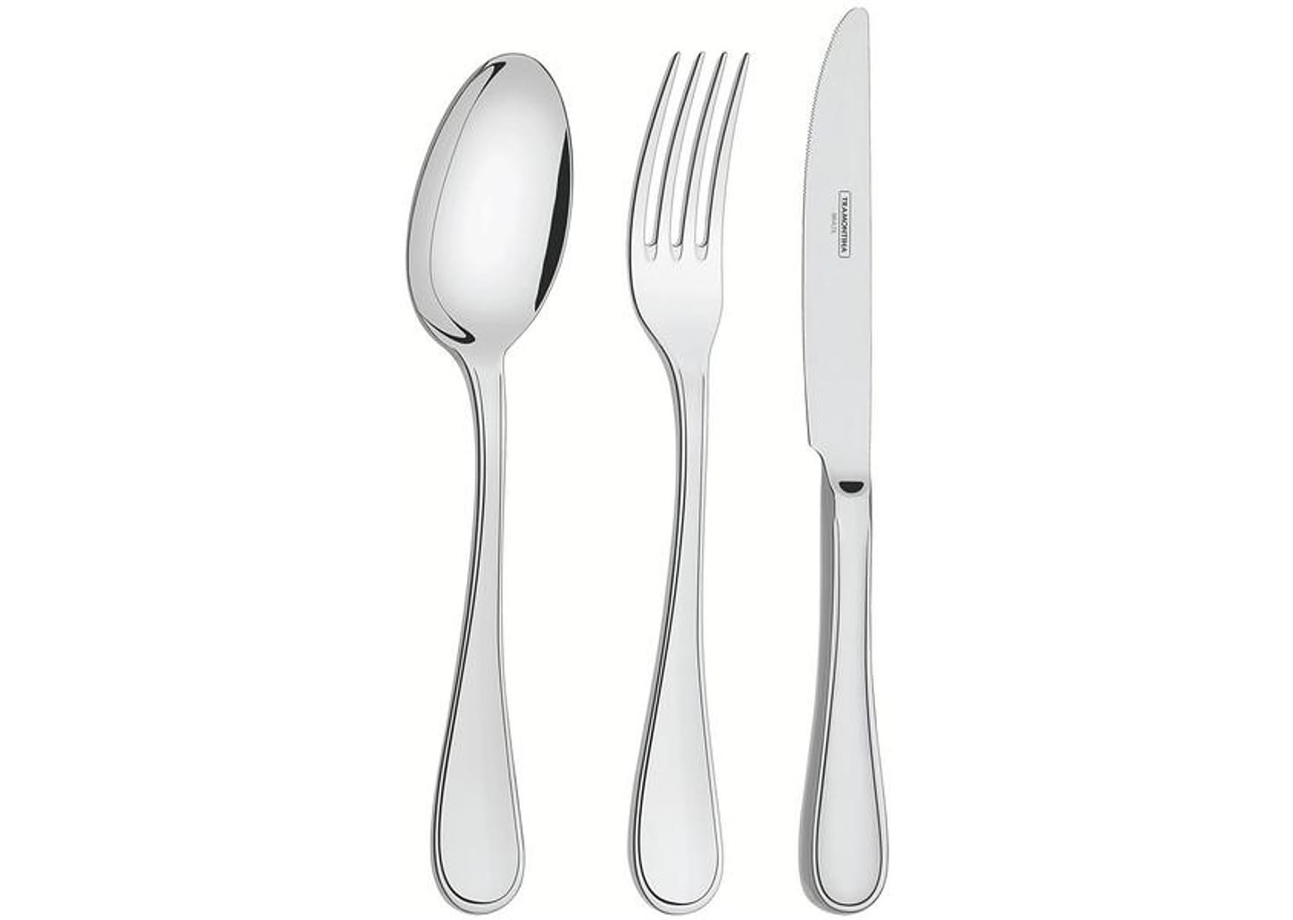 Faqueiro Tramontina Inox 42 Peças Firenze com Estojo