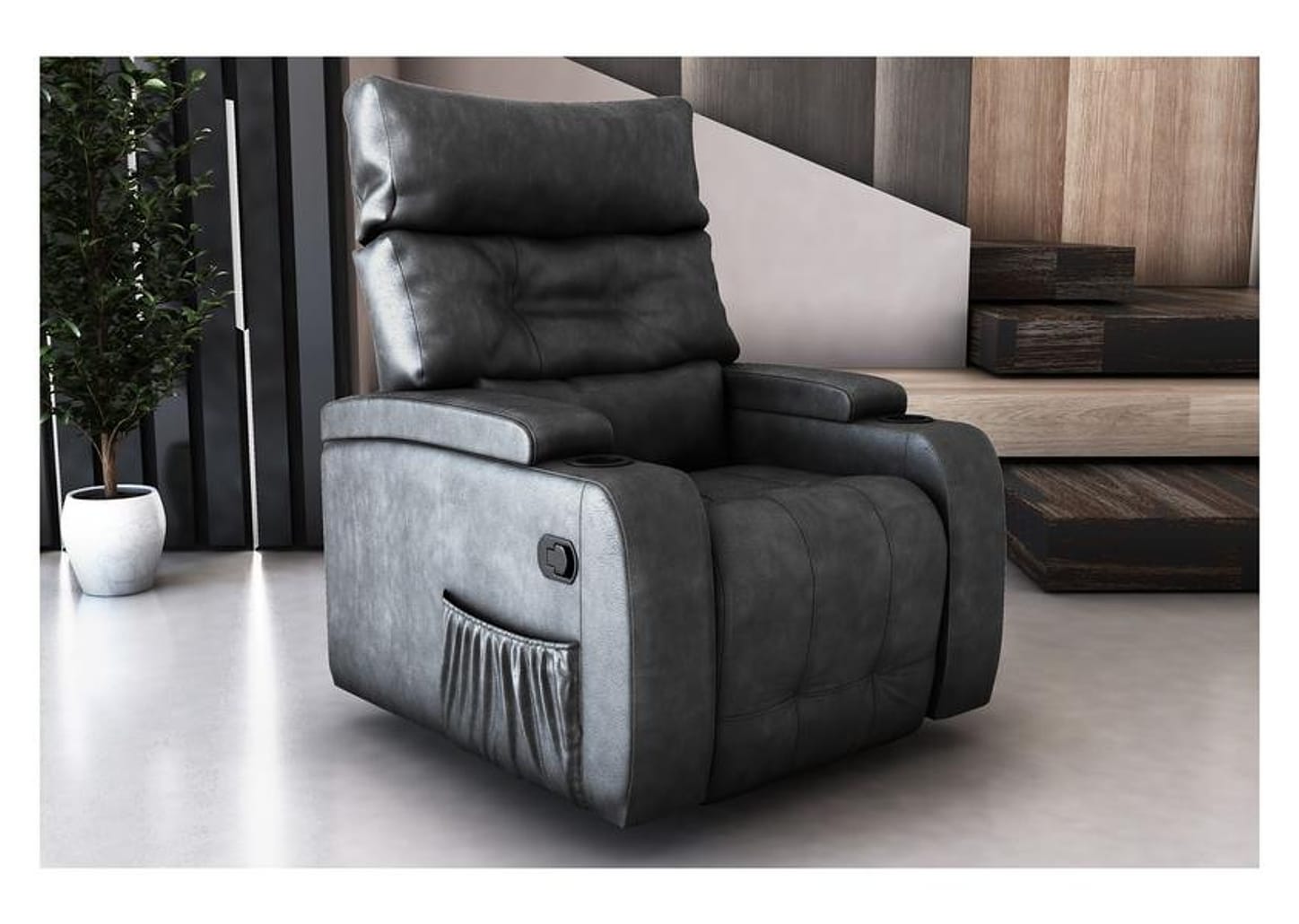 Poltrona Reclinável Moderno 2 Posições Matrix Commander