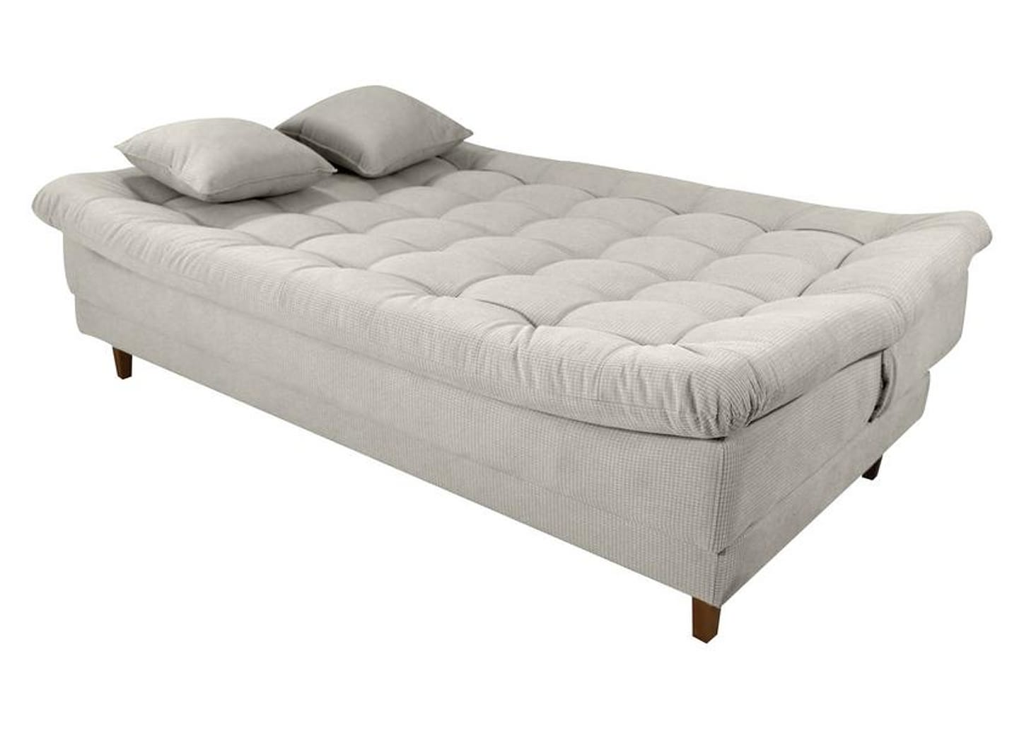 Sofá-cama 3 Lugares Casal Reclinável Veludo Matrix Duda