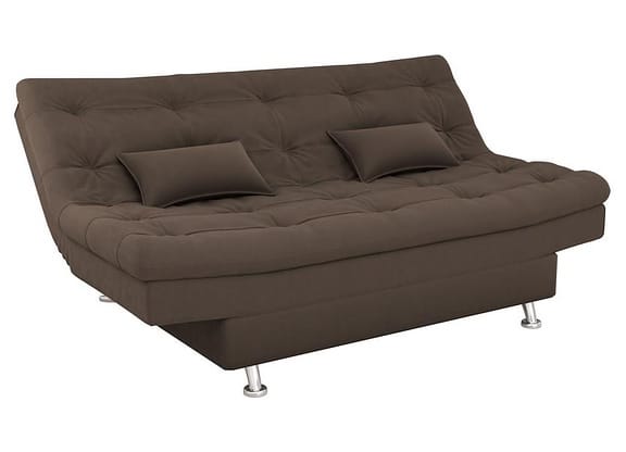 Sofá-cama 3 Lugares Casal Reclinável Veludo Matrix Salomé