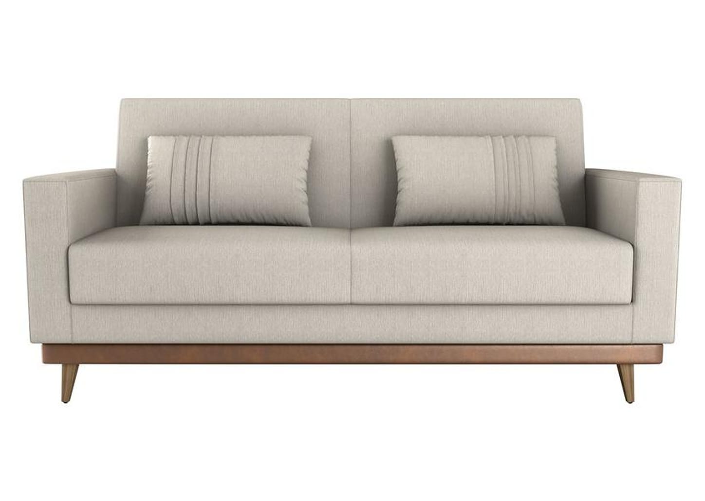 Sofá-cama 3 Lugares Casal Reclinável Linho Matrix Esther