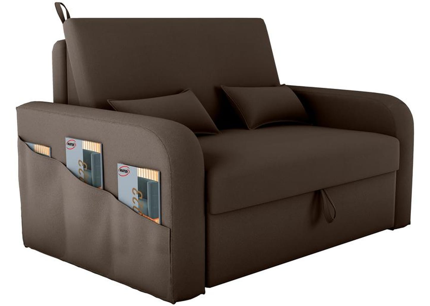 Sofá-cama 2 Lugares Casal Veludo Matrix Lady Dai
