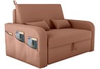 Sofá-cama 2 Lugares Casal Veludo Matrix Lady Dai
