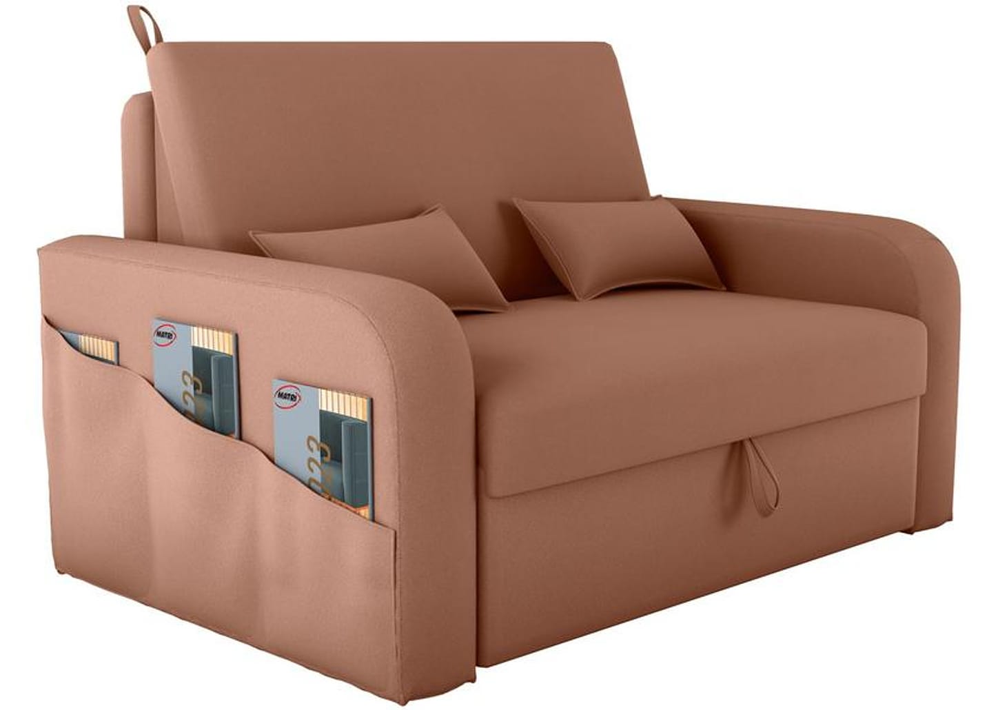 Sofá-cama 2 Lugares Casal Veludo Matrix Lady Dai