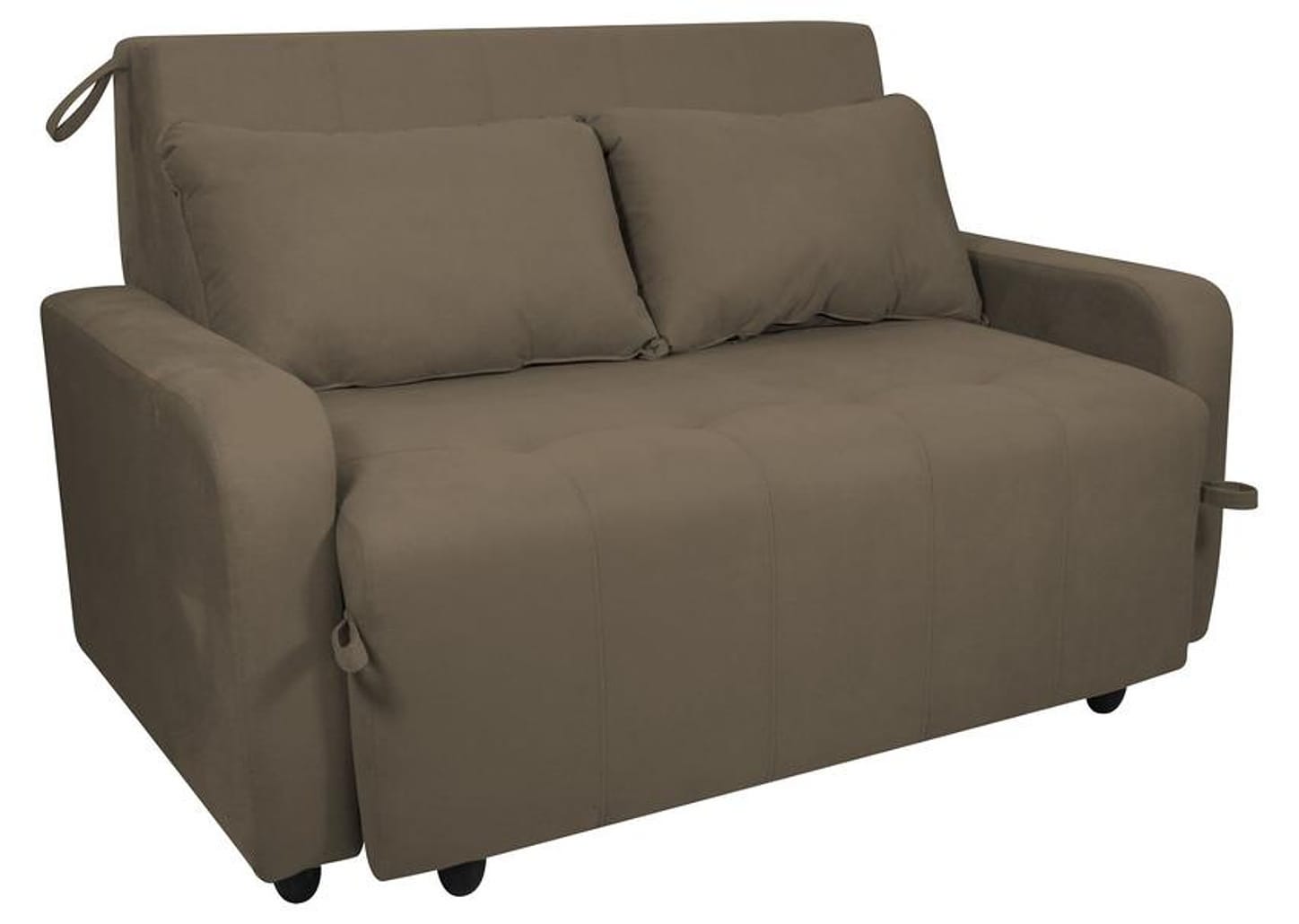 Sofá-cama 2 Lugares Casal Veludo Matrix Amora