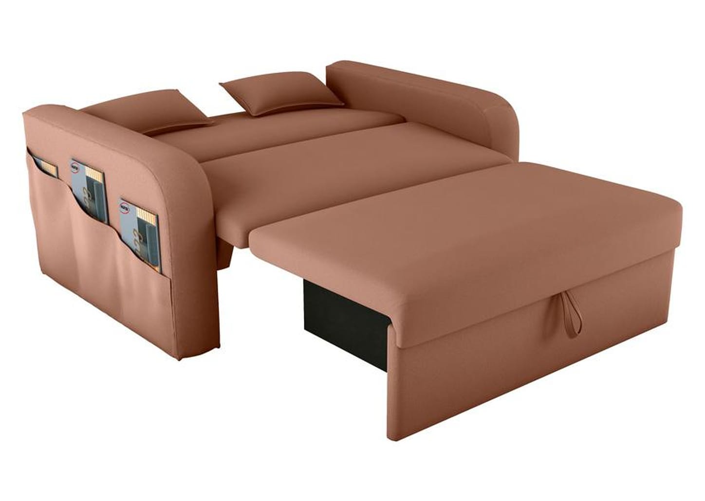 Sofá-cama 2 Lugares Casal Veludo Matrix Lady Dai