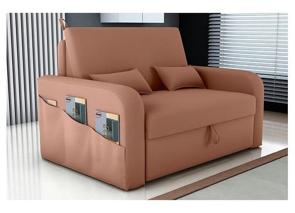 Sofá-cama 2 Lugares Casal Veludo Matrix Lady Dai