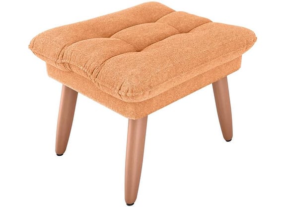 Puff Retangular Mostarda Nantes Matrix