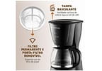 Cafeteira Elétrica Mondial Dolce Arome Black C-30-18X-FB 18 Cafés Preta
