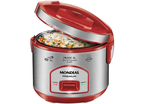 Panela de Arroz Elétrica 6 Xícaras Mondial Premium PE-45-6X