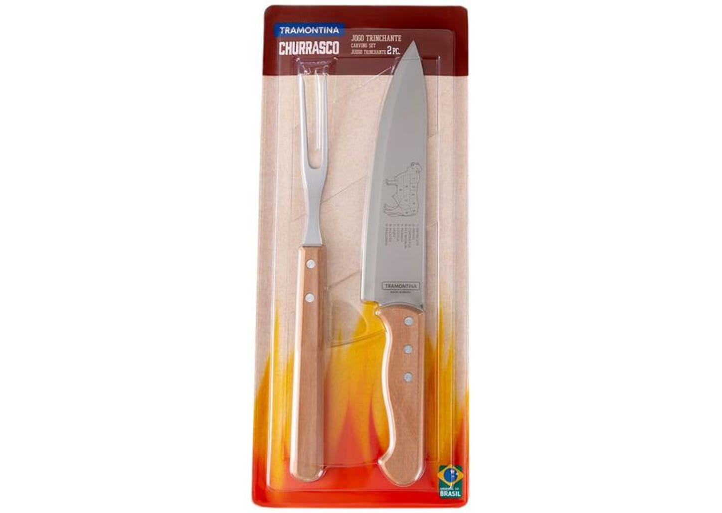 Kit Churrasco Tramontina 10239753 3 Peças