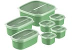 Jogo de Potes Hermético Tramontina com Tampa Mixcolor 7 Peças