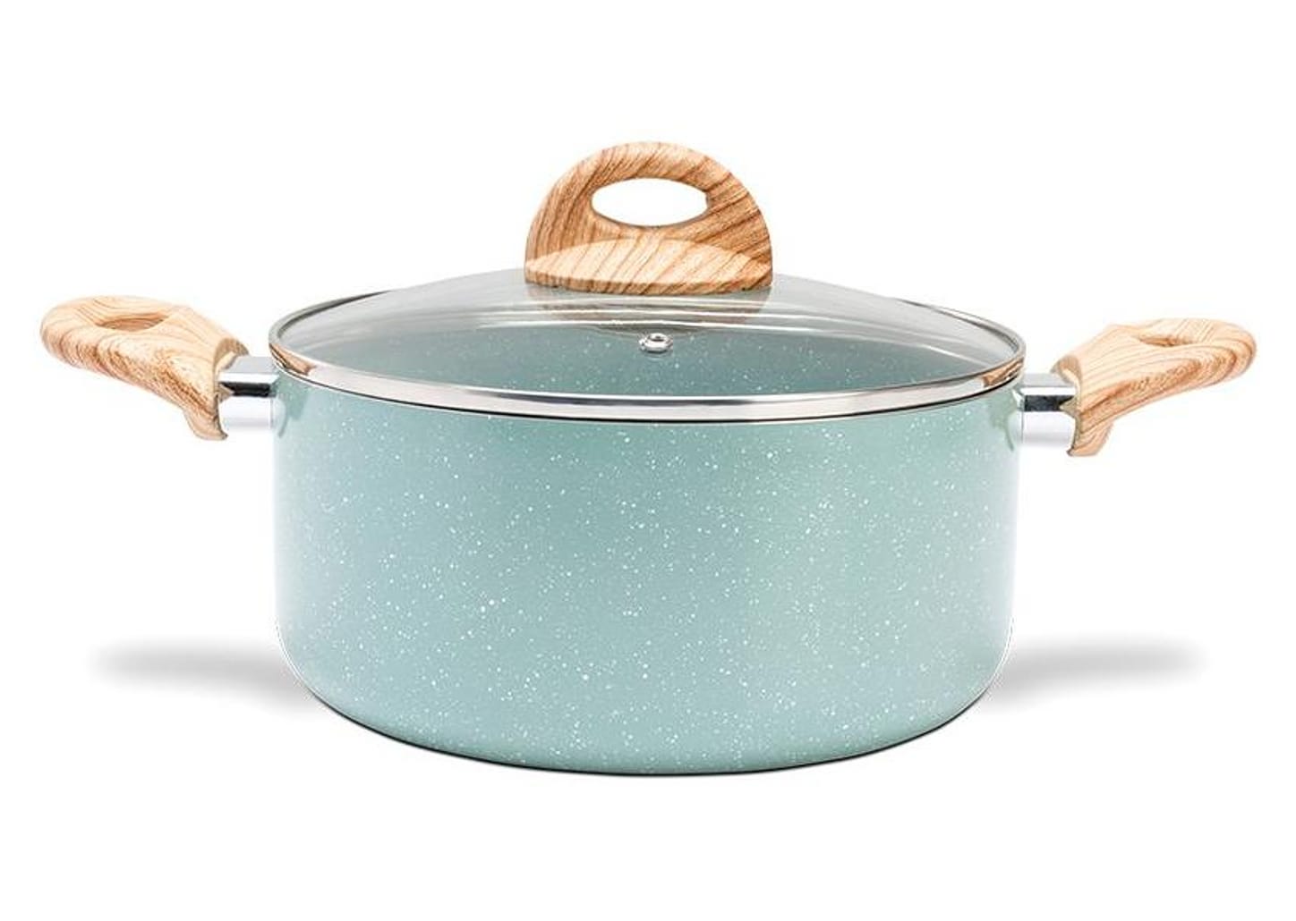 Jogo de Panelas Brinox de Alumínio Verde 5 Peças Botanika