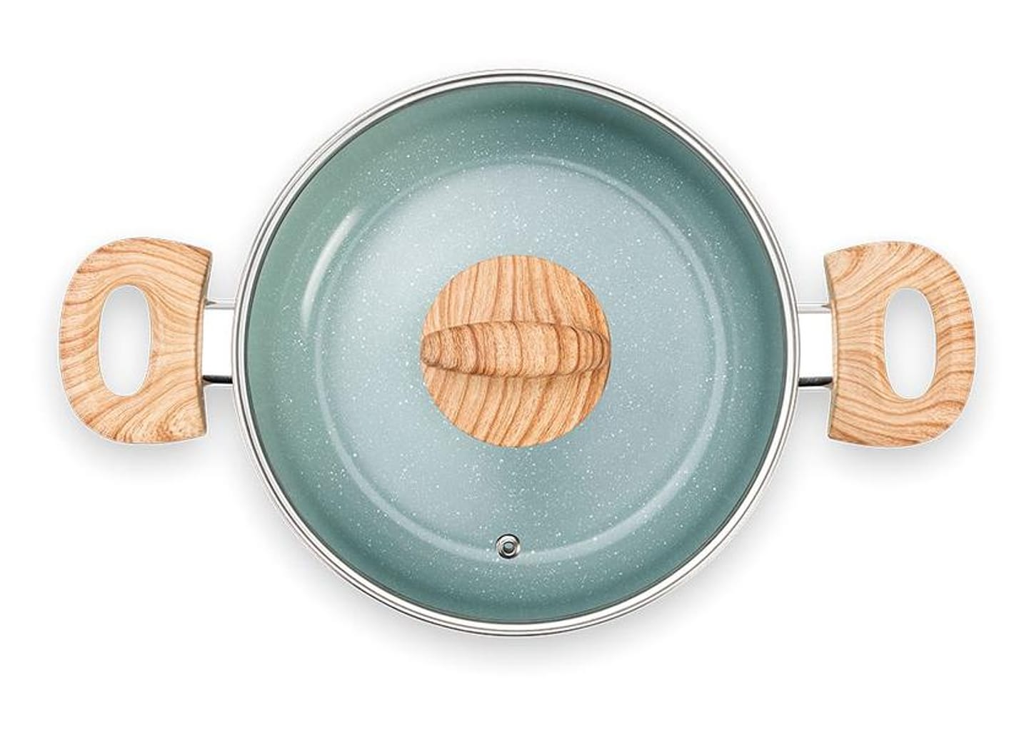 Jogo de Panelas Brinox de Alumínio Verde 5 Peças Botanika