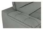Sofá 4 Lugares Reclinável Suede Veludo Everest Flexforma Estofados