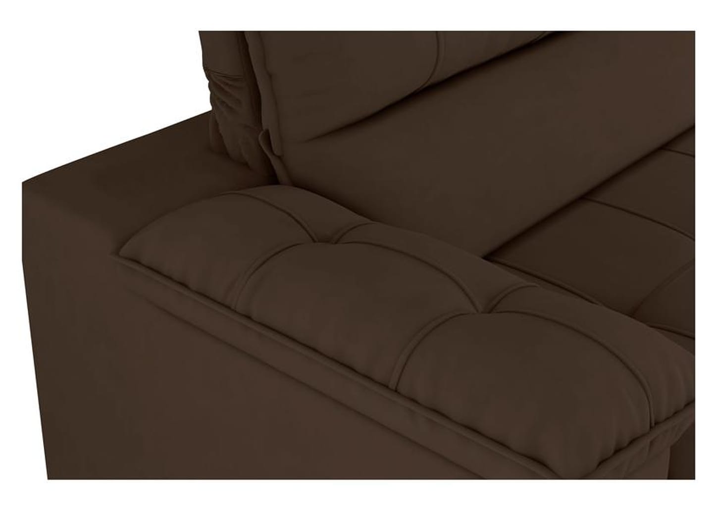 Sofá 4 Lugares Reclinável Suede Veludo Everest Flexforma Estofados