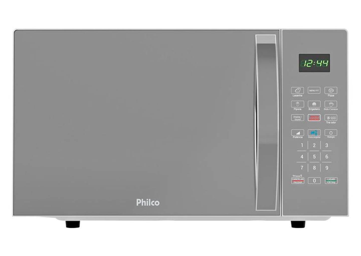 Micro-ondas Philco 33L Prata Espelhado PMO38S