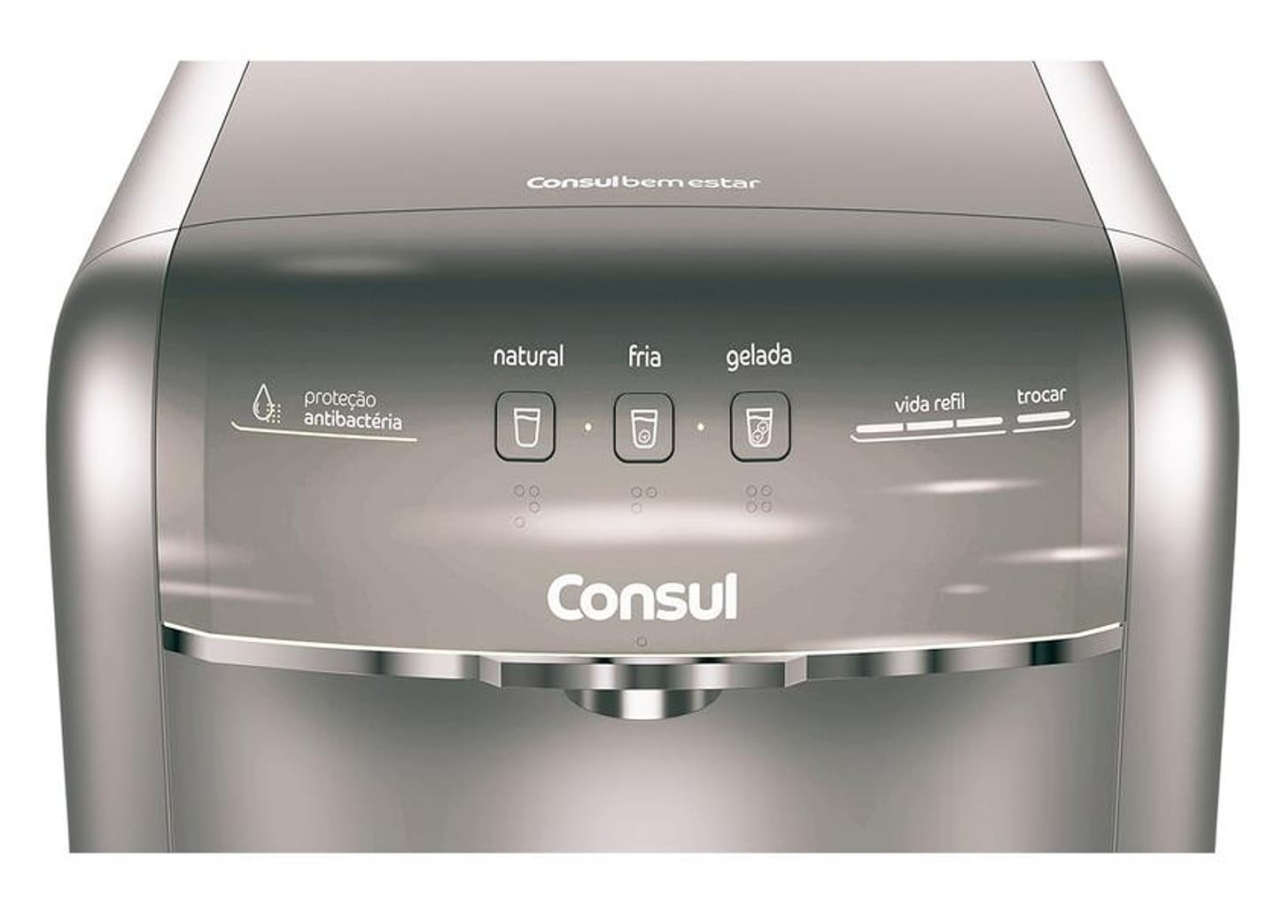 Purificador de Água Consul CPB36AF Com Refrigeração por Compressor Titanium