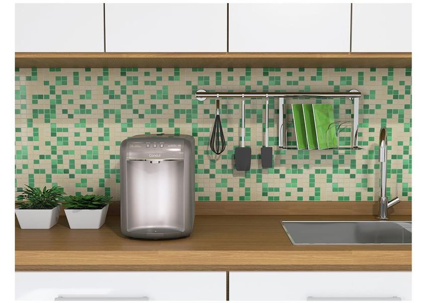 Purificador de Água Consul CPB36AF Com Refrigeração por Compressor Titanium