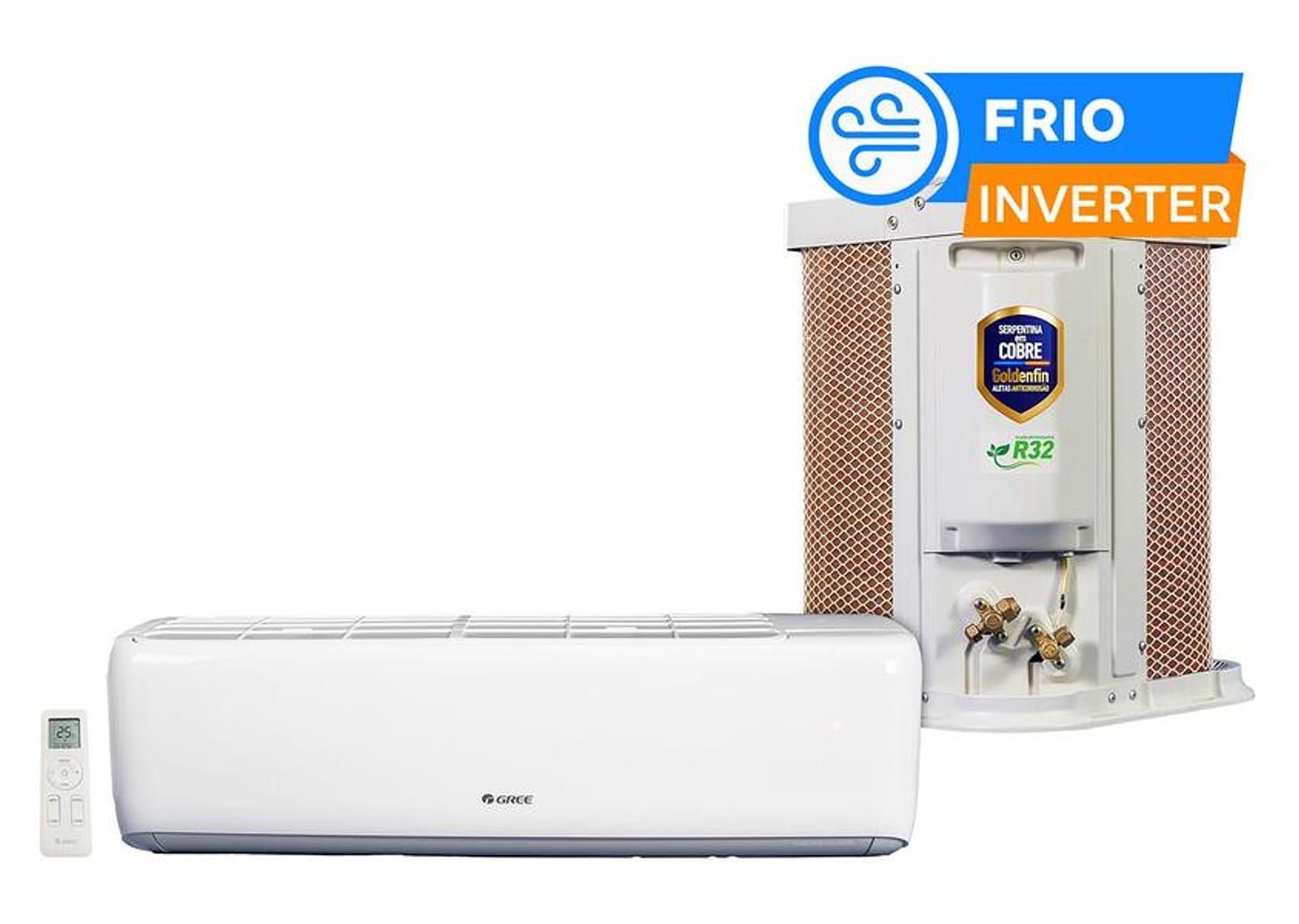 Ar-condicionado Split Gree Inverter 18.000 BTUs Frio G-Top Auto GWC18ATD-D6DNA1A