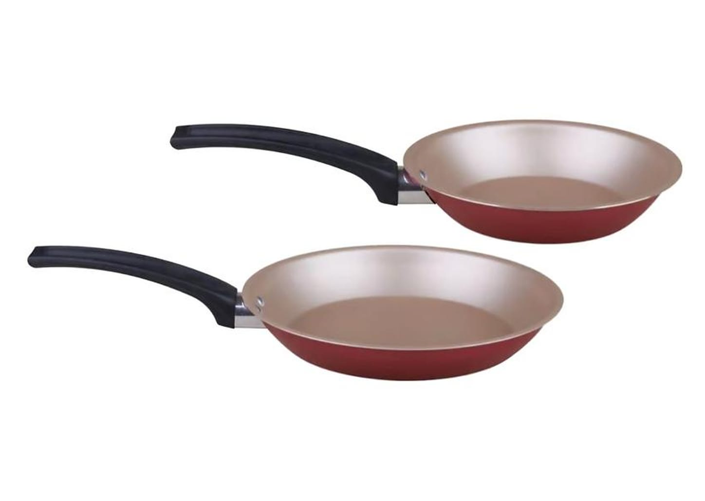 Conjunto de Frigideiras Antiaderente Panelux de Alumínio Magnific Cereja 2 Peças