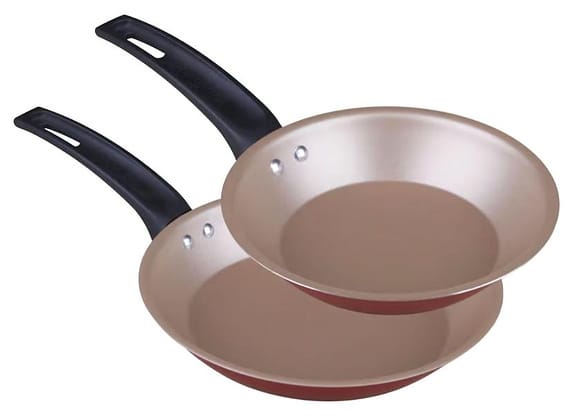 Conjunto de Frigideiras Antiaderente Panelux de Alumínio Magnific Cereja 2 Peças