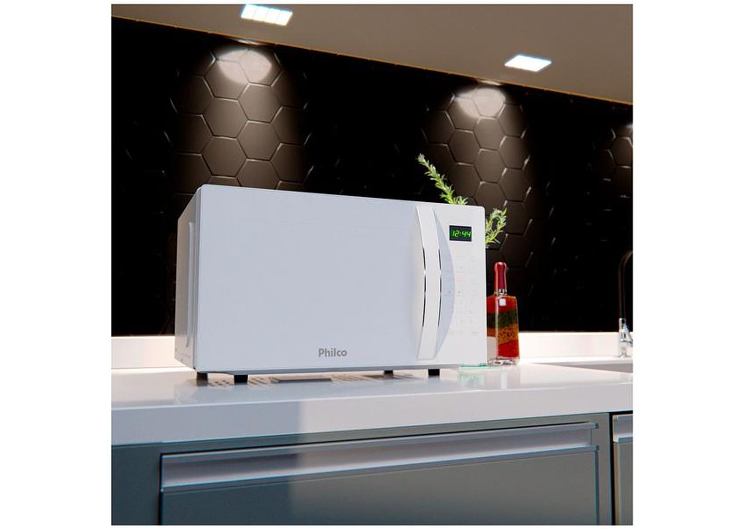 Micro-ondas Philco 33L Branco PMO38B
