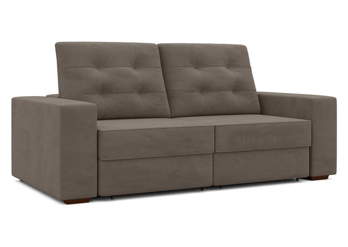 Sofá 2 Lugares Retrátil Reclinável Suede Phormatta Abbas SMP