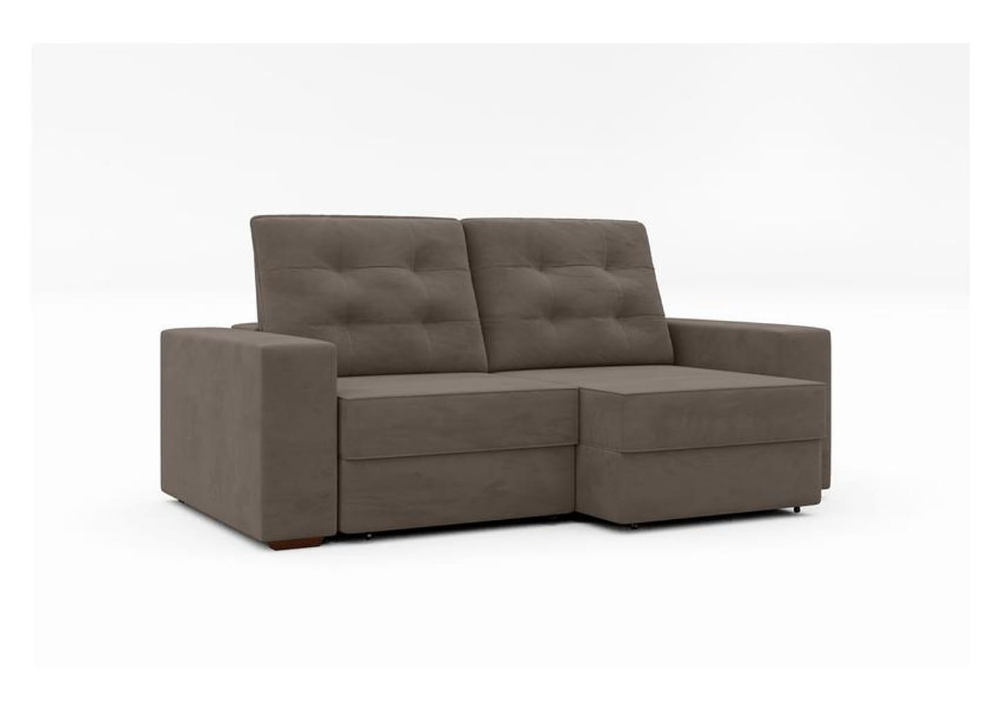 Sofá 2 Lugares Retrátil Reclinável Suede Phormatta Abbas SMP