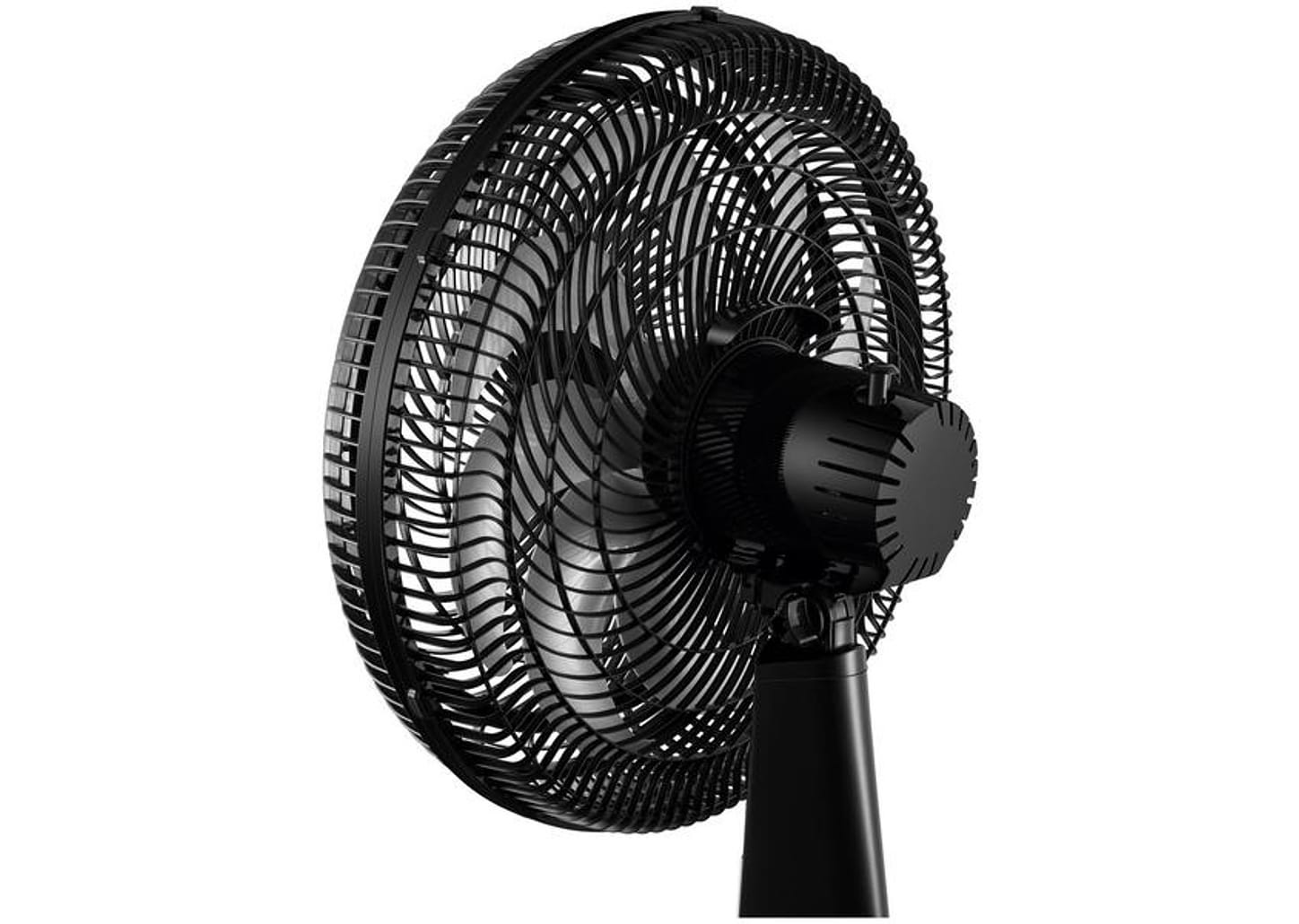 Ventilador de Mesa Mondial Turbo NVT-40-8P-B 40cm 8 Pás 3 Velocidades Preto e Prata