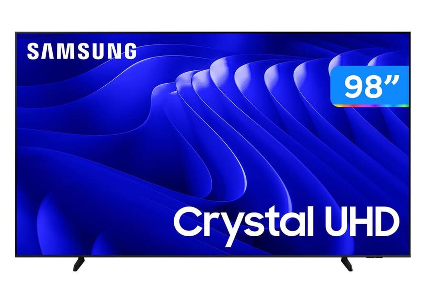 Smart TV 98" 4K UHD Crystal UHD LED Samsung Super Big 98DU9000 VA 120Hz Wi-Fi Bluetooth com Alexa 3 HDMI 2 USB