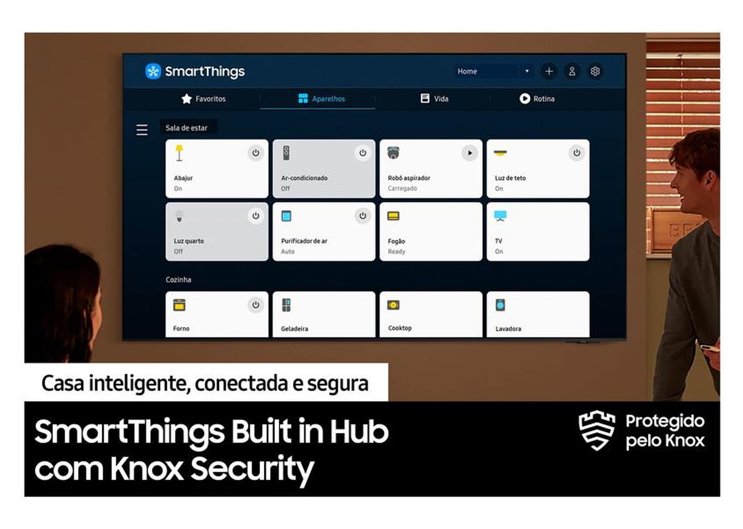 Smart TV 98" 4K UHD Crystal UHD LED Samsung Super Big 98DU9000 VA 120Hz Wi-Fi Bluetooth com Alexa 3 HDMI 2 USB