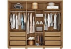 Guarda-roupa Casal com Espelho 6 Portas 6 Gavetas Caemmun Apollo