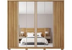Guarda-roupa Casal com Espelho 6 Portas 6 Gavetas Caemmun Apollo