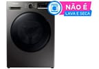 Lavadora de Roupas Samsung Inverter 11kg Cesto Inox 12 Programas de Lavagem Preta WW11T WW11T4040BX/AZ