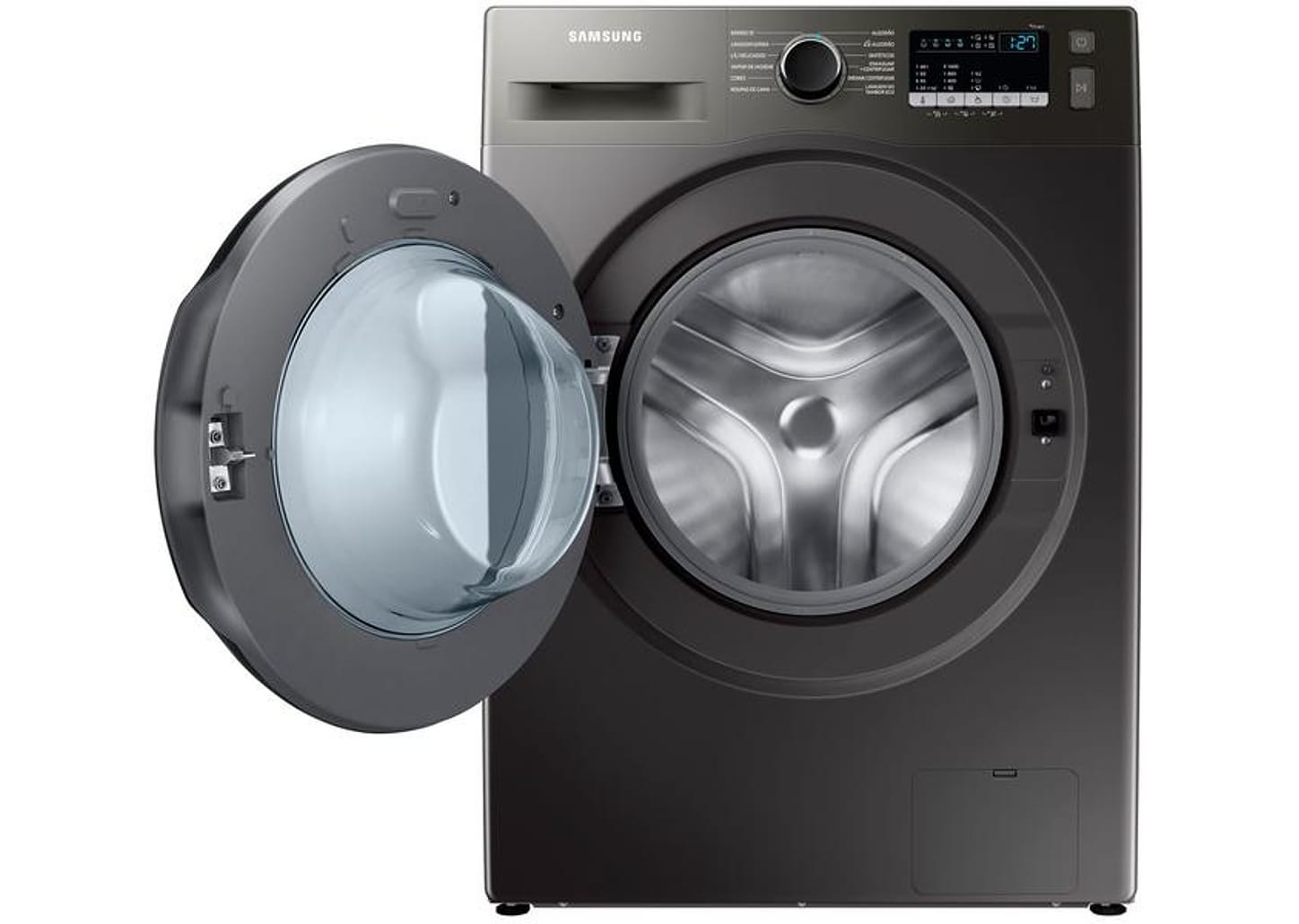 Lavadora de Roupas Samsung Inverter 11kg Cesto Inox 12 Programas de Lavagem Preta WW11T WW11T4040BX/AZ