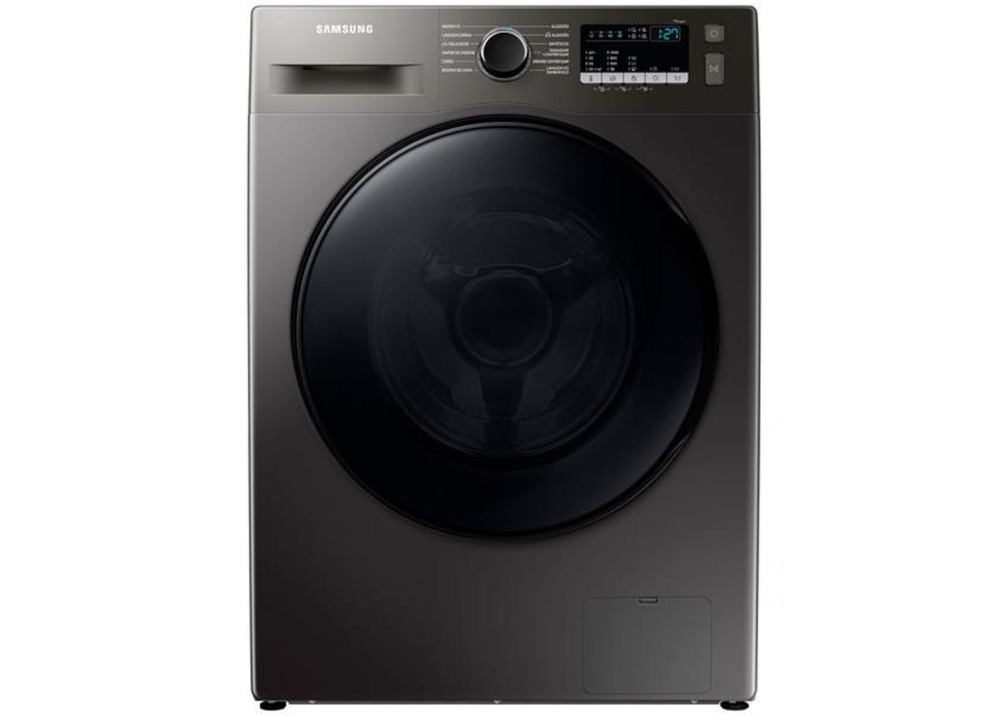 Lavadora de Roupas Samsung Inverter 11kg Cesto Inox 12 Programas de Lavagem Preta WW11T WW11T4040BX/AZ