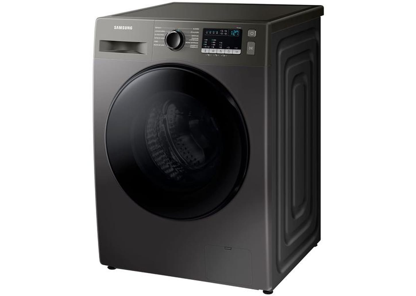 Lavadora de Roupas Samsung Inverter 11kg Cesto Inox 12 Programas de Lavagem Preta WW11T WW11T4040BX/AZ