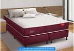 Base Cama Box Queen Reconflex 25x158x198cm Rouge
