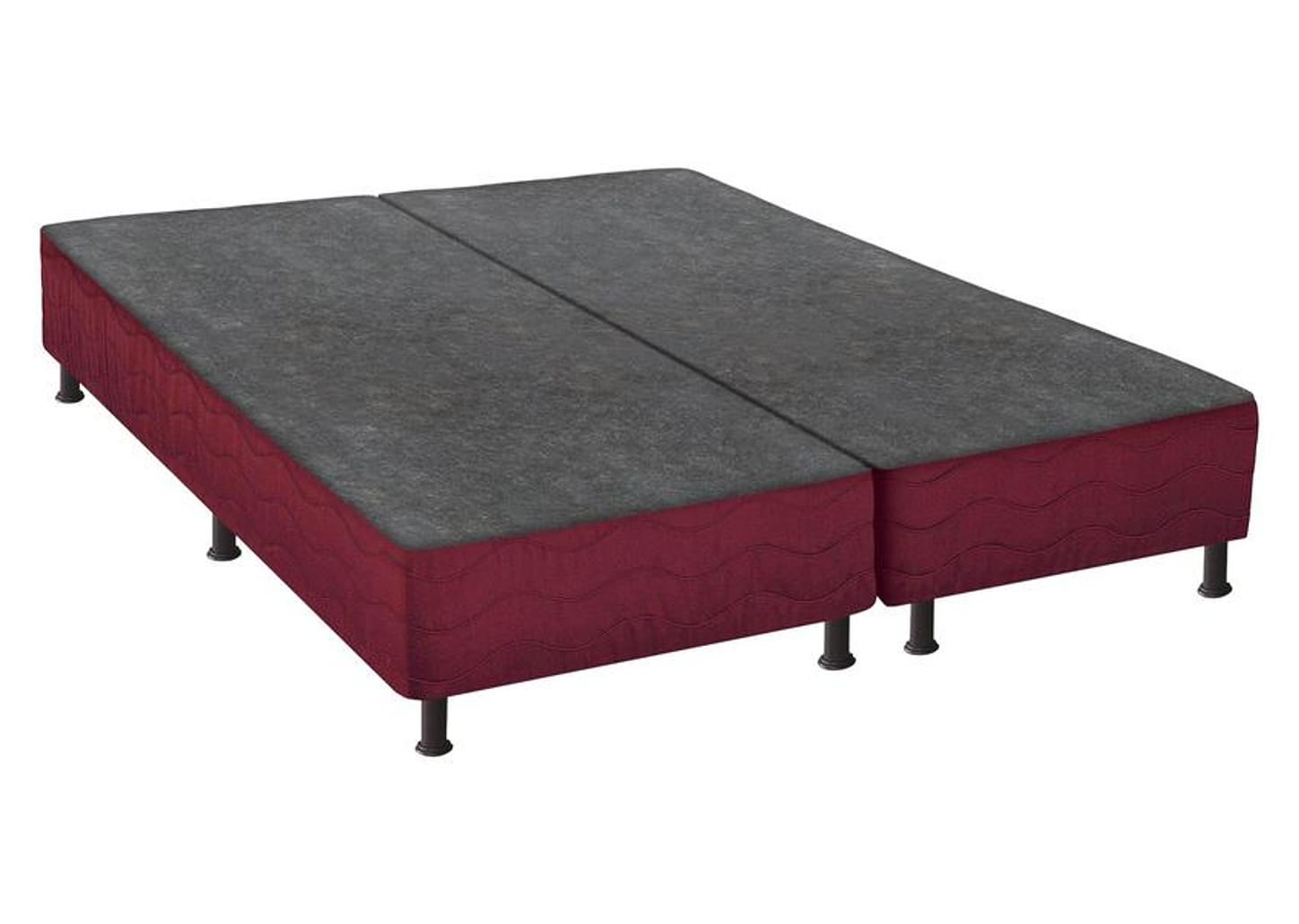 Base Cama Box Queen Reconflex 25x158x198cm Rouge